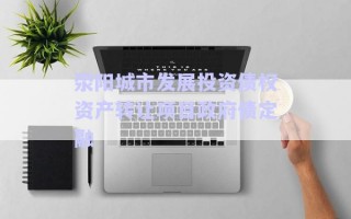 滎陽城市發(fā)展投資債權(quán)資產(chǎn)轉(zhuǎn)讓項目政府債定融